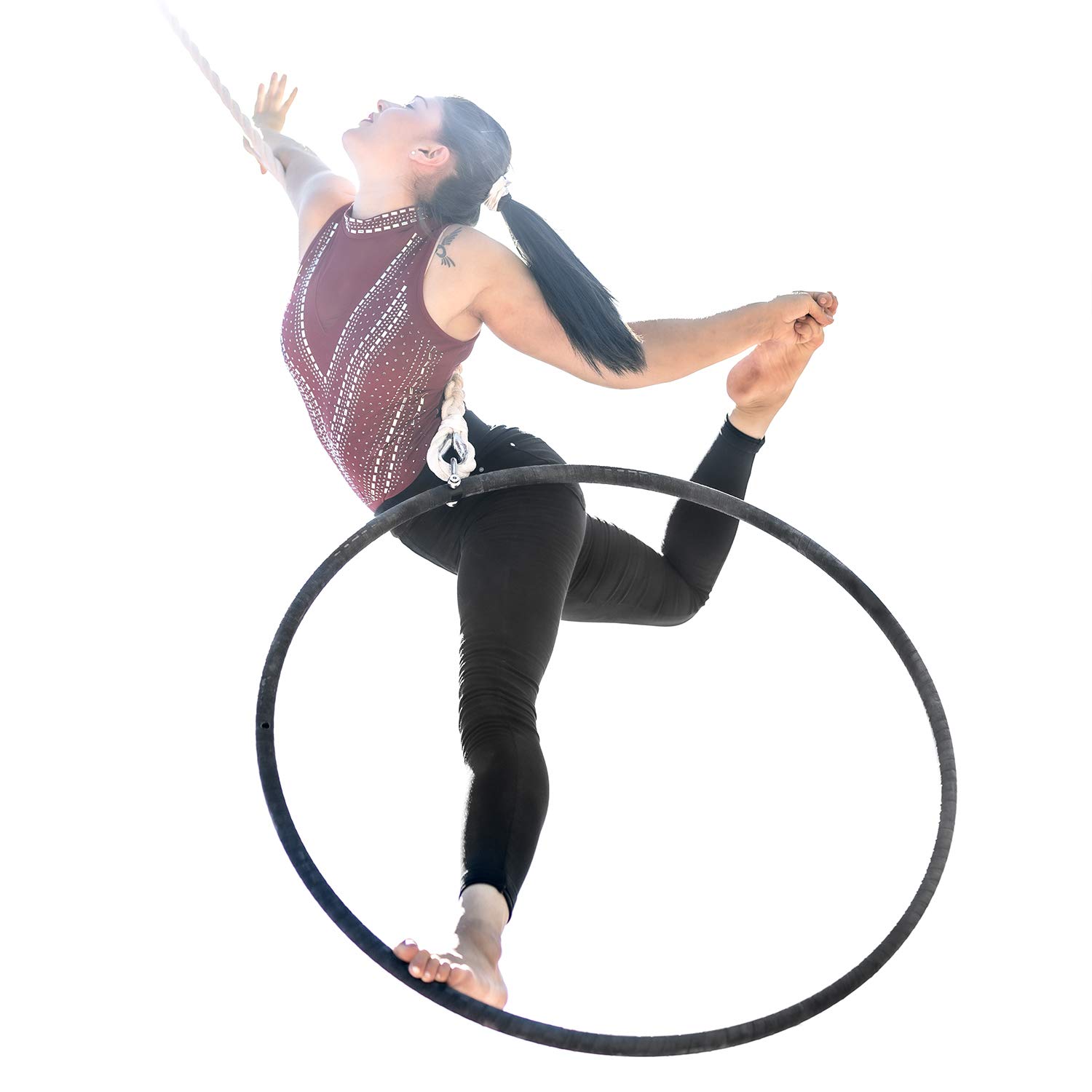 Sangle De Boucle De Main Pour Cerceau Aérien Lyra - Nœud Coulant, Entraînement Force, Danse Douce
