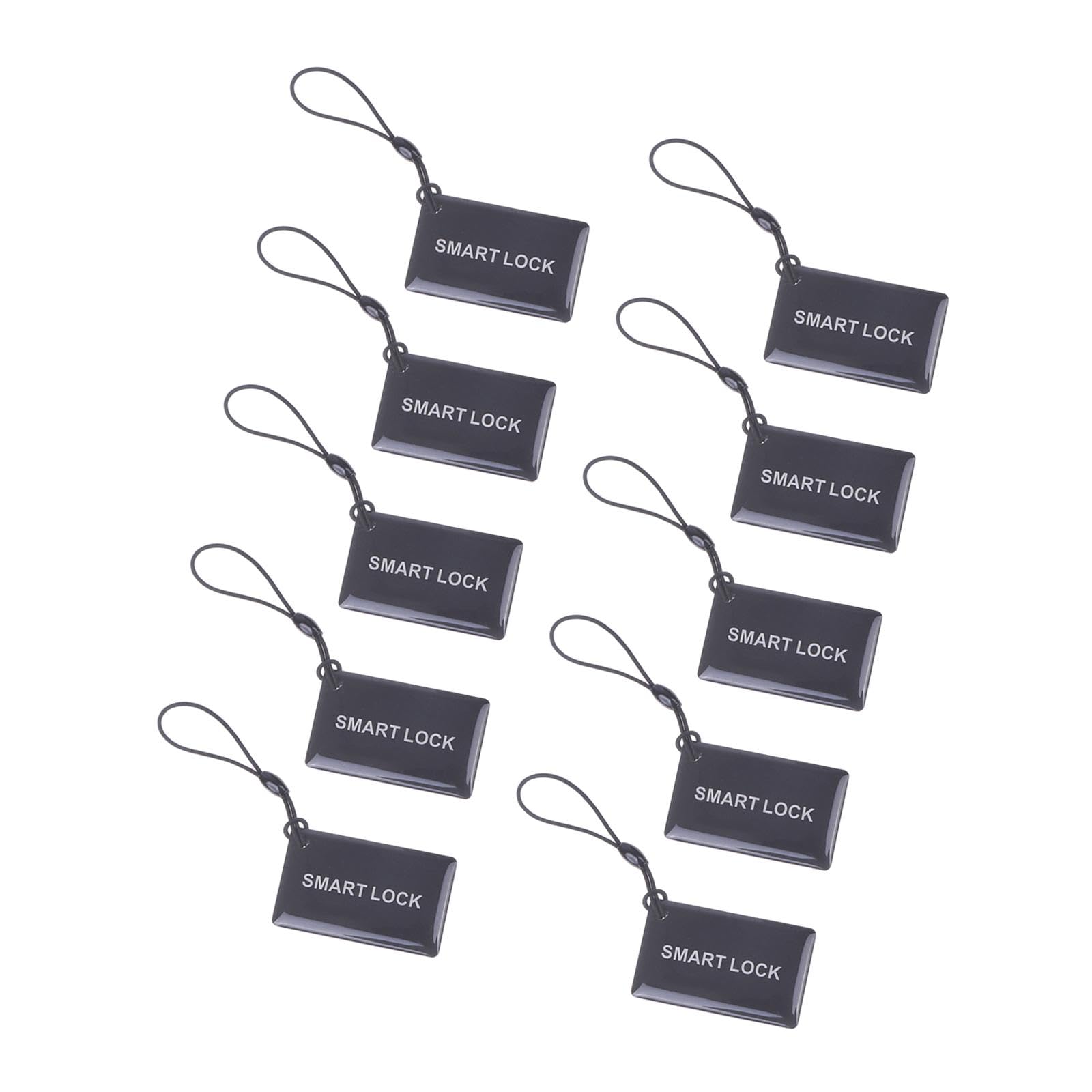 10Pcs IC Cards Lightweight Replacement Compact Compatible Smart Key Black-image-30