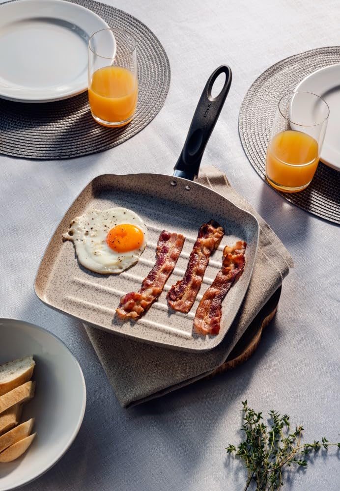 Brinox - Grill 24X24X2,3Cm 0,75L Ceramic Life Suprema - Vanilla