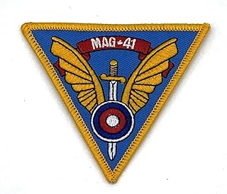 Marine Air Group MAG-41 Patch, Sew On, 3.5