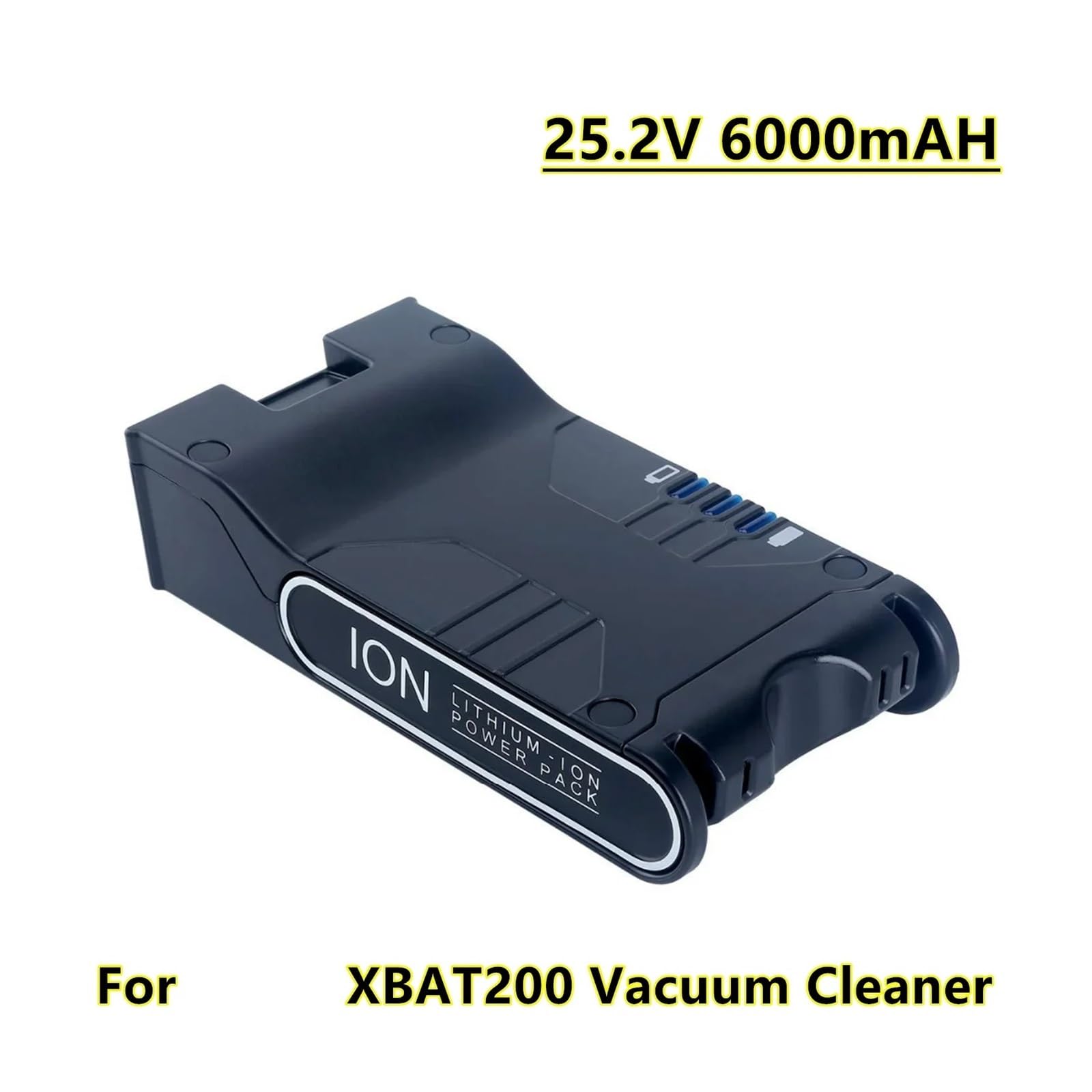 Akumulator litowo-jonowy do odkurzaczy bezprzewodowych 25,2 V 6000 mAh, kompatybilny z Shark XBAT200 ION Rocket IONFlex IONFlex