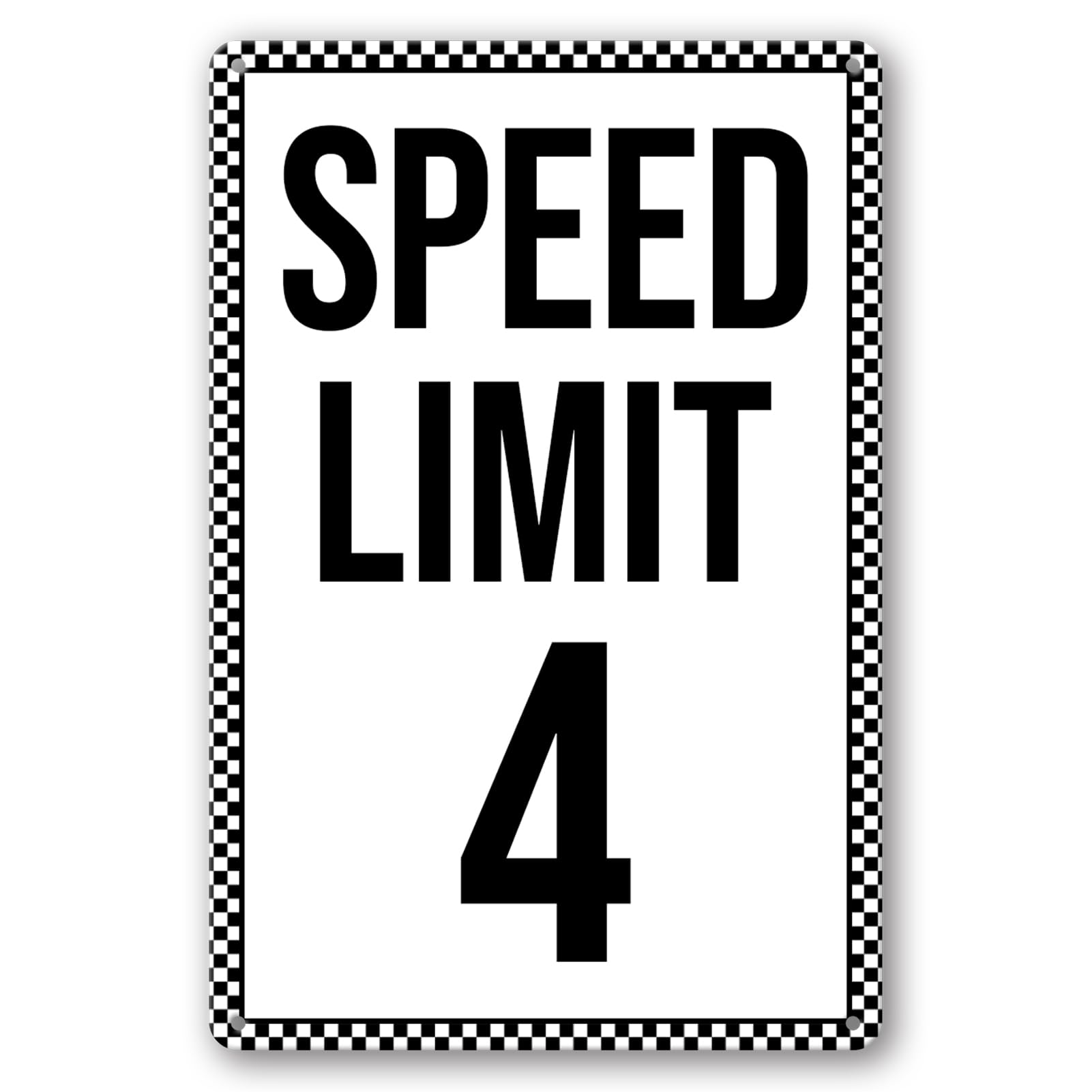 Photo 1 of ***BENT****Speed Limit 4 Sign Race Car Birthday Party Decorations for Boy Fast Four Racing Party Decor Funny Metal Tin Signs Need Four Speed Birthday Decoration Gifts 8x12 Inch