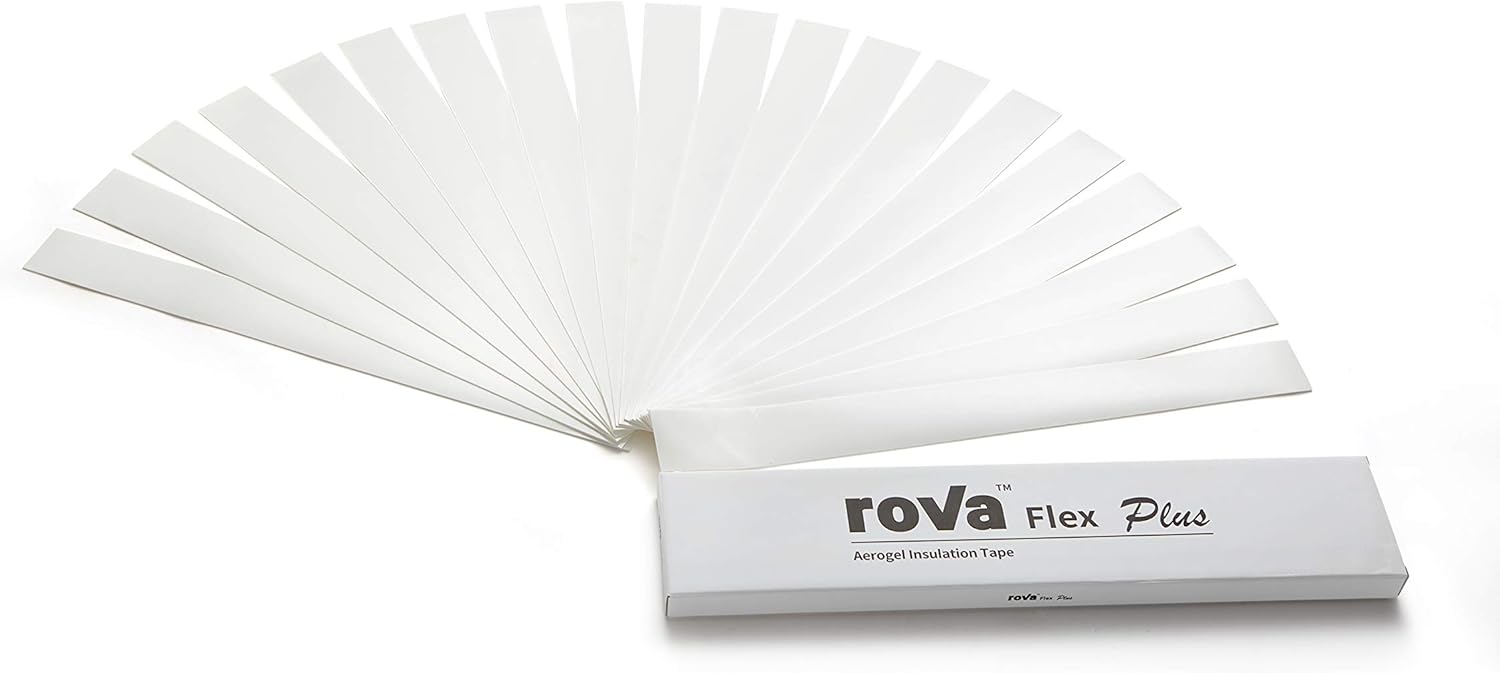 roVa Flex Plus Aerogel Insulation Tape, 2" x 19.7" (5cm x 50cm)