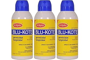 Dr. Naylor FA Dressing Blu-Kote Aerosol (4.5 oz.) -Fast Drying Antiseptic Wound Dre 3 Pack