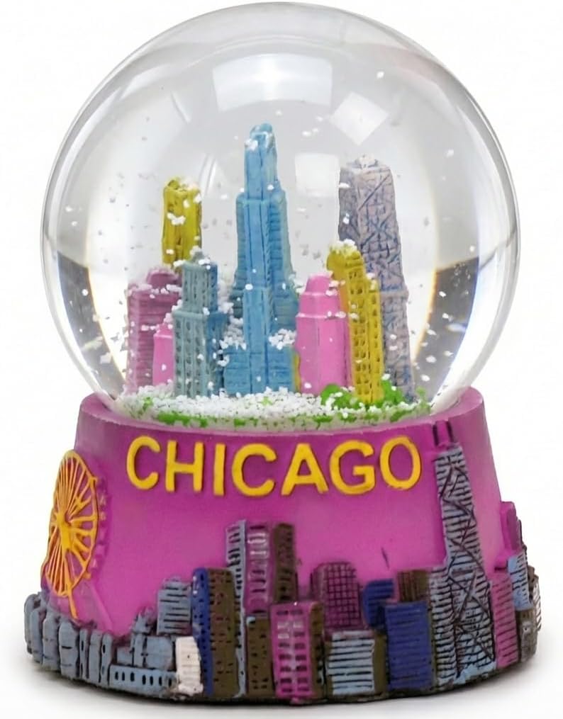 Chicago Snow Globe 3.5 Inch