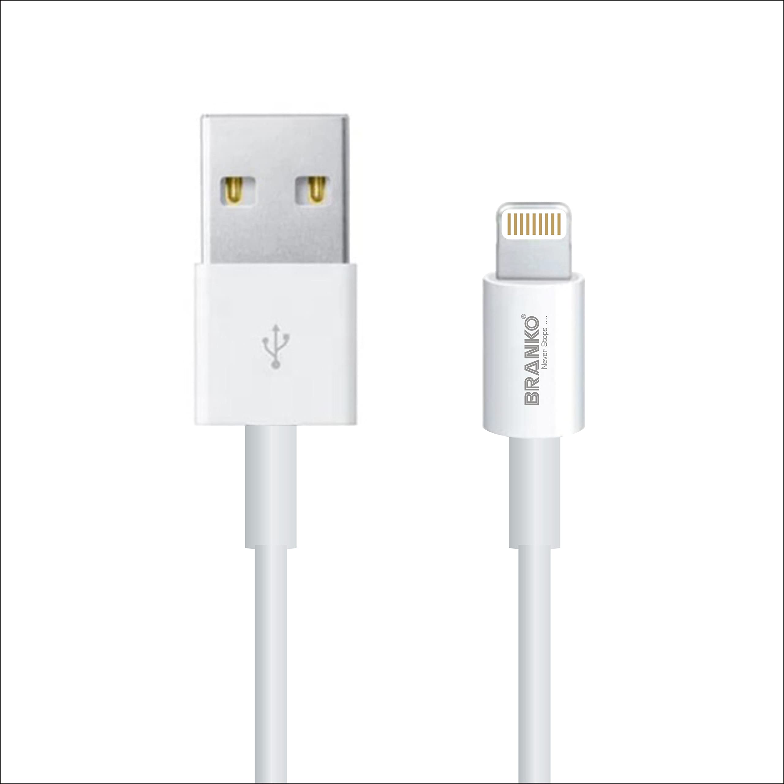 Branko Lightening Cable 2.4 A 1 m Lightning Cable (White) (B098LKG9XG) Amazon Price History, Amazon Price Tracker