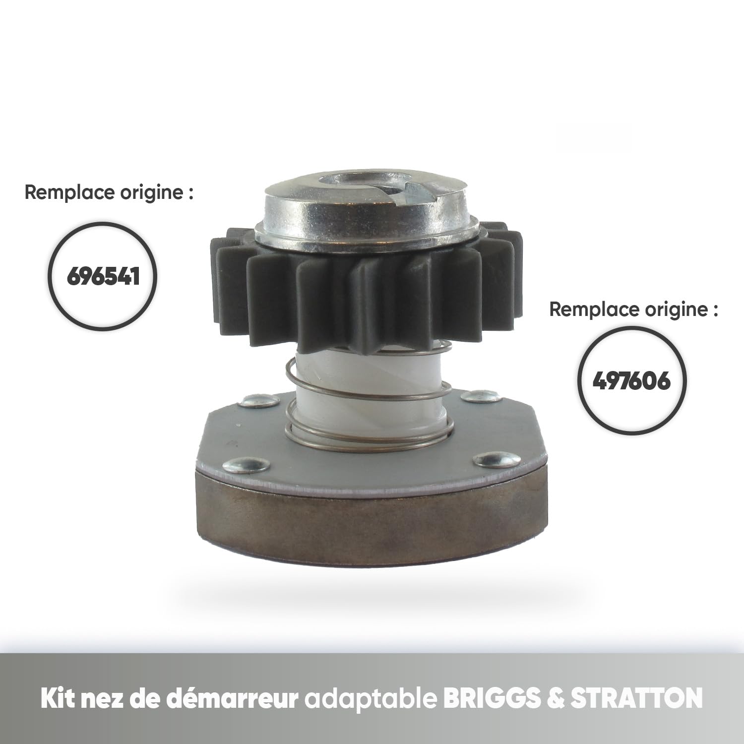 GREENSTAR Starter-Set – neuer Stil mit C-Halteclips – anpassbar für Modelle Briggs & Stratton – Originalteil 497606, 696541
