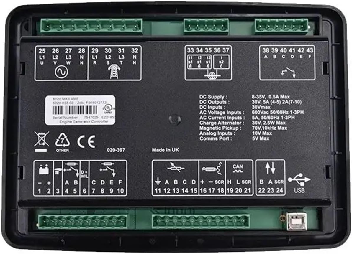 DSE6020 MKII AMF Diesel Generator Controller Module(Copy DSE6020)