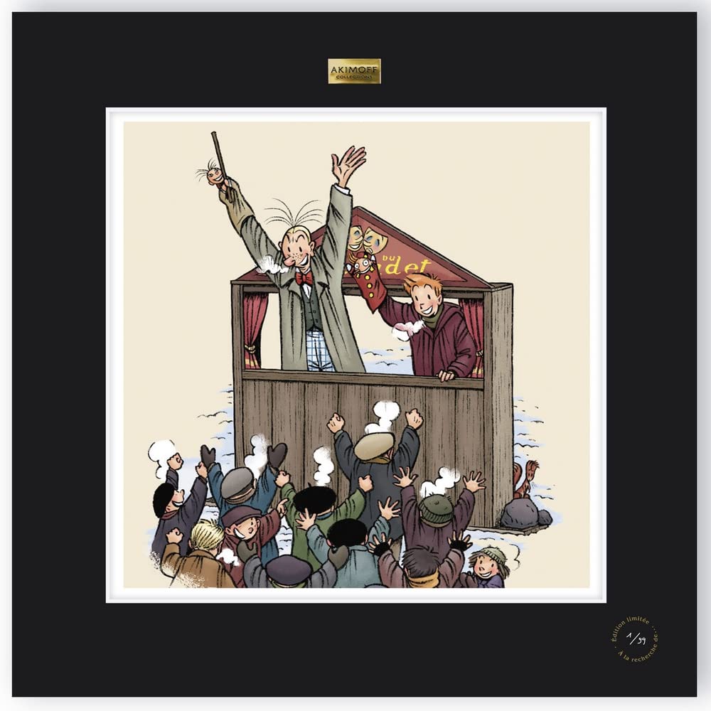 Akimoff Collections Collectible Poster Spirou and Fantasio, Hope Against All Odds T2 (40x40cm)
