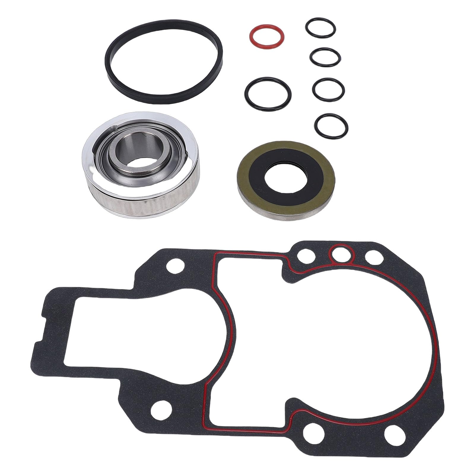 Generic Kit Guarnizioni Cuscinetto Giunto Universale 27 di Ricambio, Migliora le Prestazioni per Mercruiser, 7 O-ring Inclusi