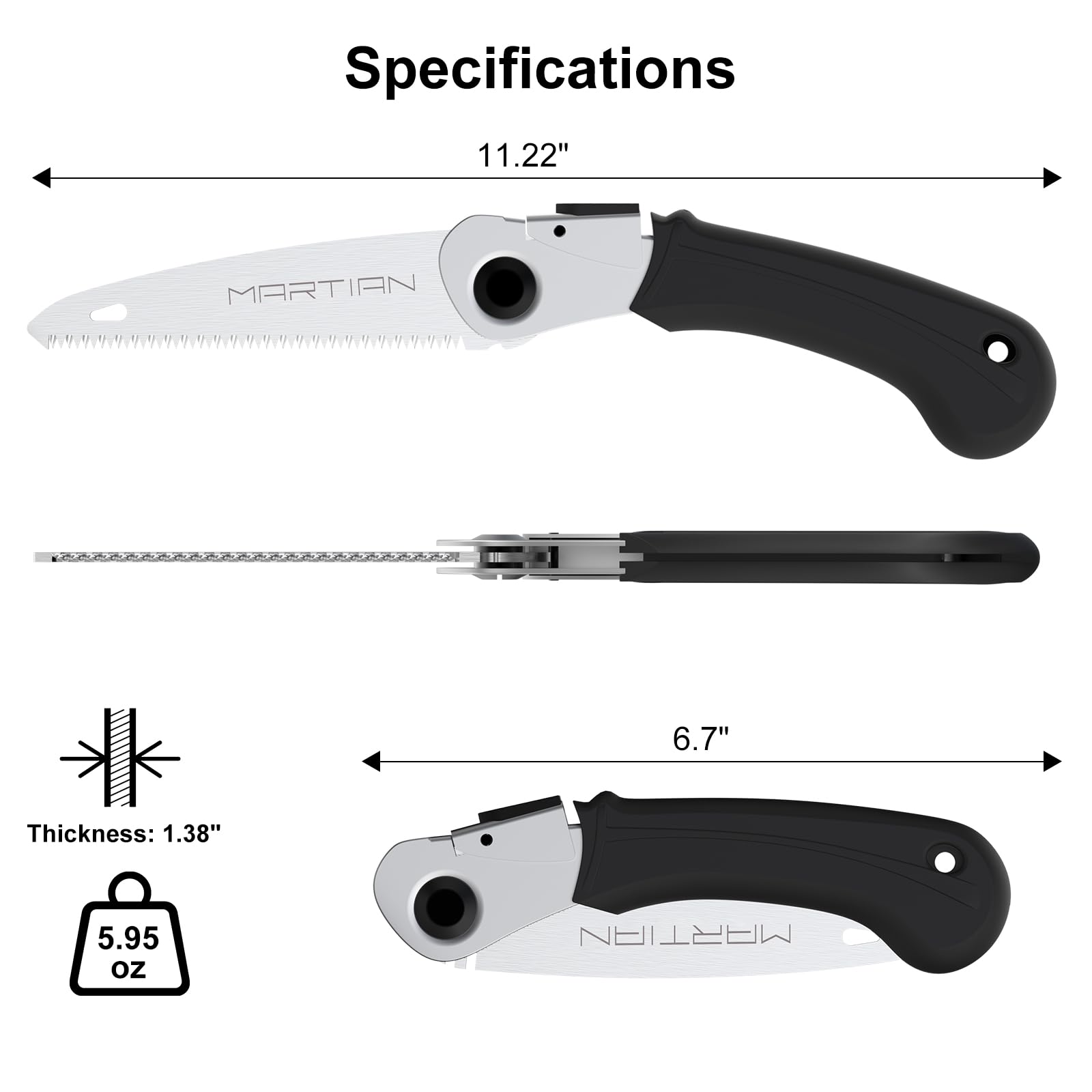 Foldable Hand Saw - Portable Wood Cutting Tool -6 Foldable Hand Saw - Portable Wood Cutting Tool -6