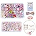 Queta Cuentas para Hacer Joyas Niñas, Abalorios para Pulseras Niñas, 1150pcs Juguete de Cuentas de Niños DIY de Collares Pulseras Joyería Cuentas Coloridas Bricolaje Cuentas de Collares