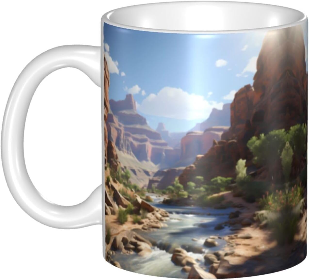 Grand Canyon Picture mug ceramic Mugs for cappuccino, latte, cereal, yogurt, milk, hot or cold drinks Micro-wave oven