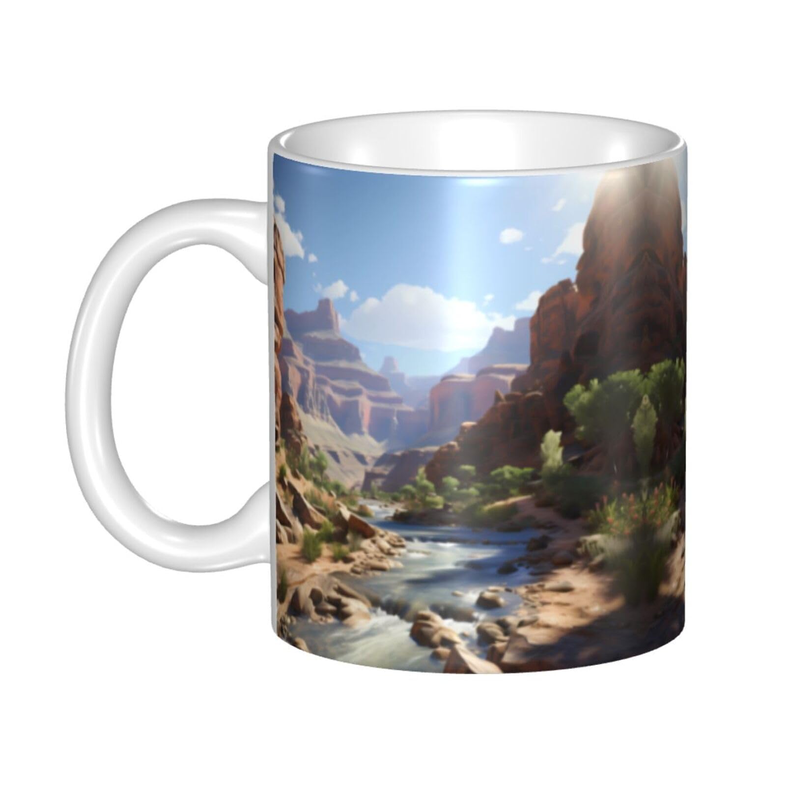 Grand Canyon Picture mug ceramic Mugs for cappuccino, latte, cereal, yogurt, milk, hot or cold drinks Micro-wave oven