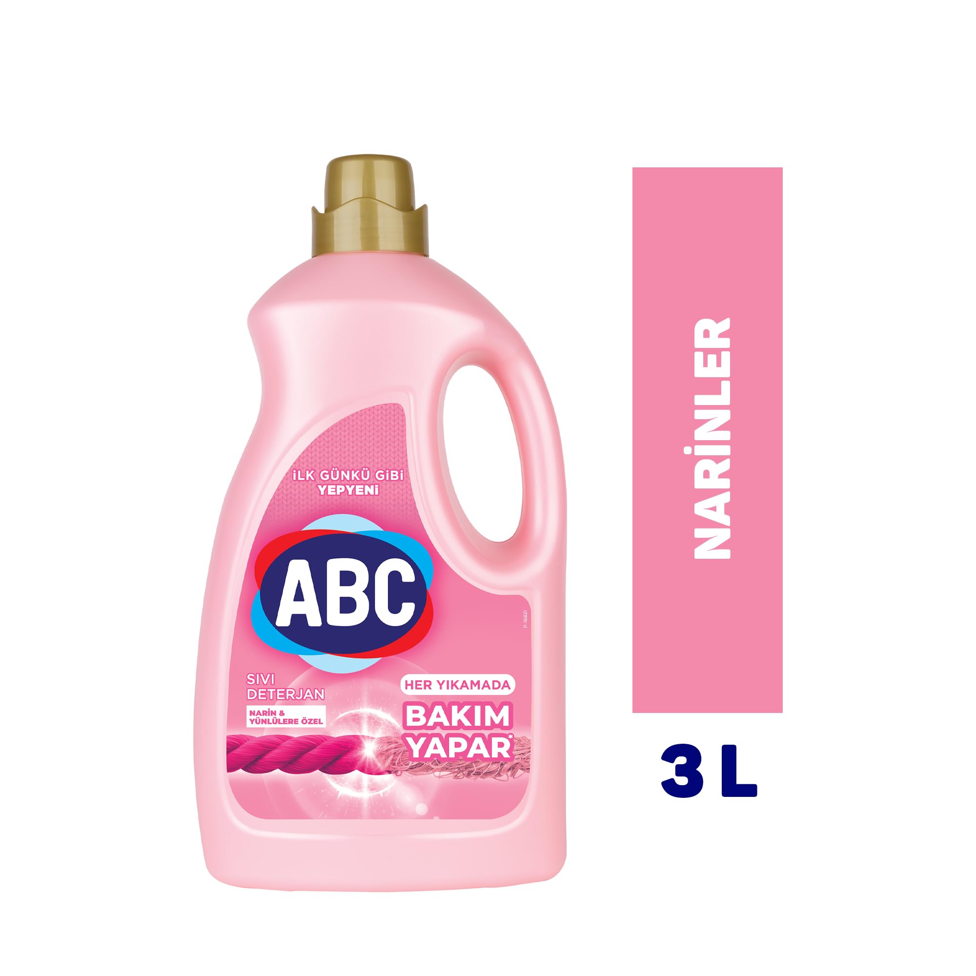 ABC DETERJAN Sıvı Çamaşır Deterjanı Narinler 3 L