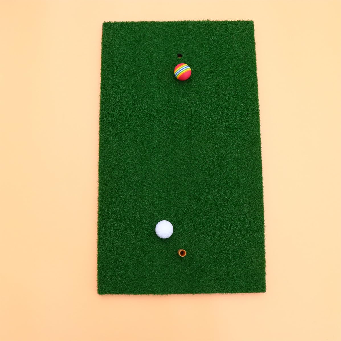 Tappetino da Allenamento Golf Portatile in PP Verde per Casa