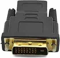 CONVERTITORE DVI-D DUAL LINK MASCHIO HDMI FEMMINA ADATTATORE MONITOR PC - Foto 2