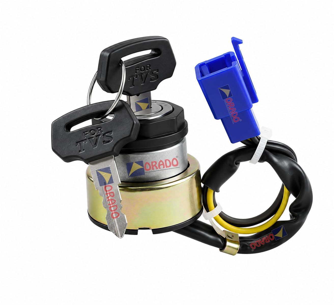 Ignition Switch Lock Fit For TVS MAX-100 (4 Wires) |(Original equipment manufacturer) ORADO-image-27
