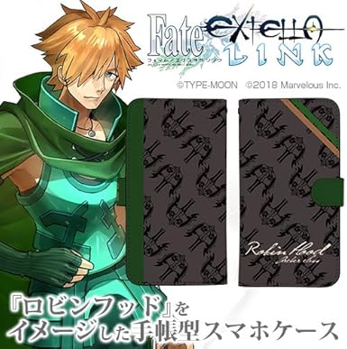 Amazon Fate Extella Link ロビンフッド 手帳型スマホケース 138 アニメ 萌えグッズ 通販