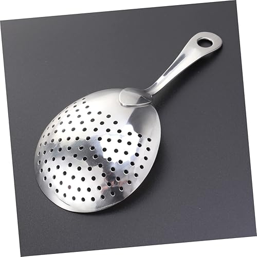 Miniatura 8 de KICHOUSE Colador de barra de acero inoxidable, cuchara colador de gran capacidad, utensilio de cocina ranurado para uso en el hogar, restaurante y
