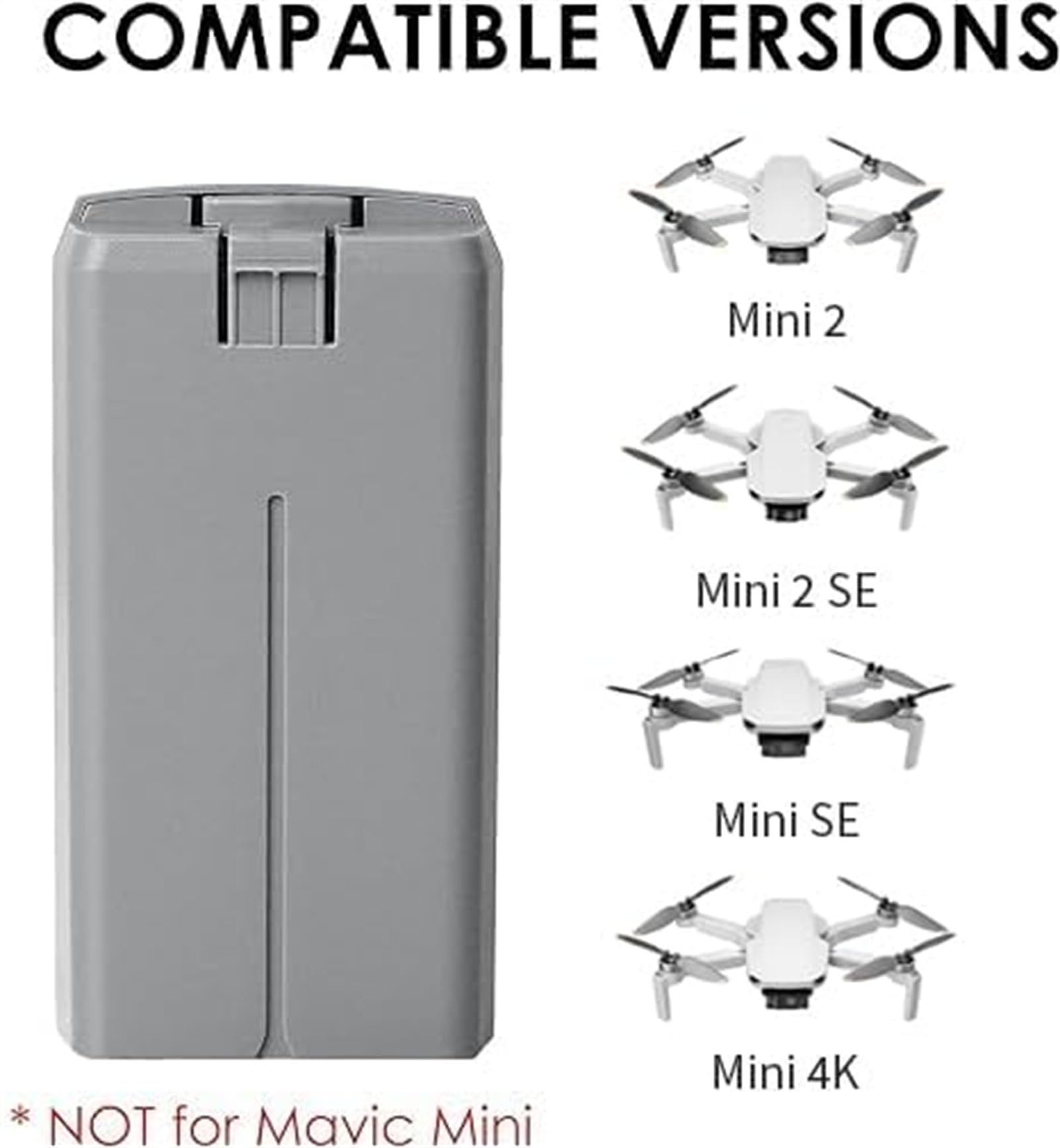DJI Mini 2/SE/4K/2 SE Intelligent Flight Battery BWX161 7.7V 17.32Wh