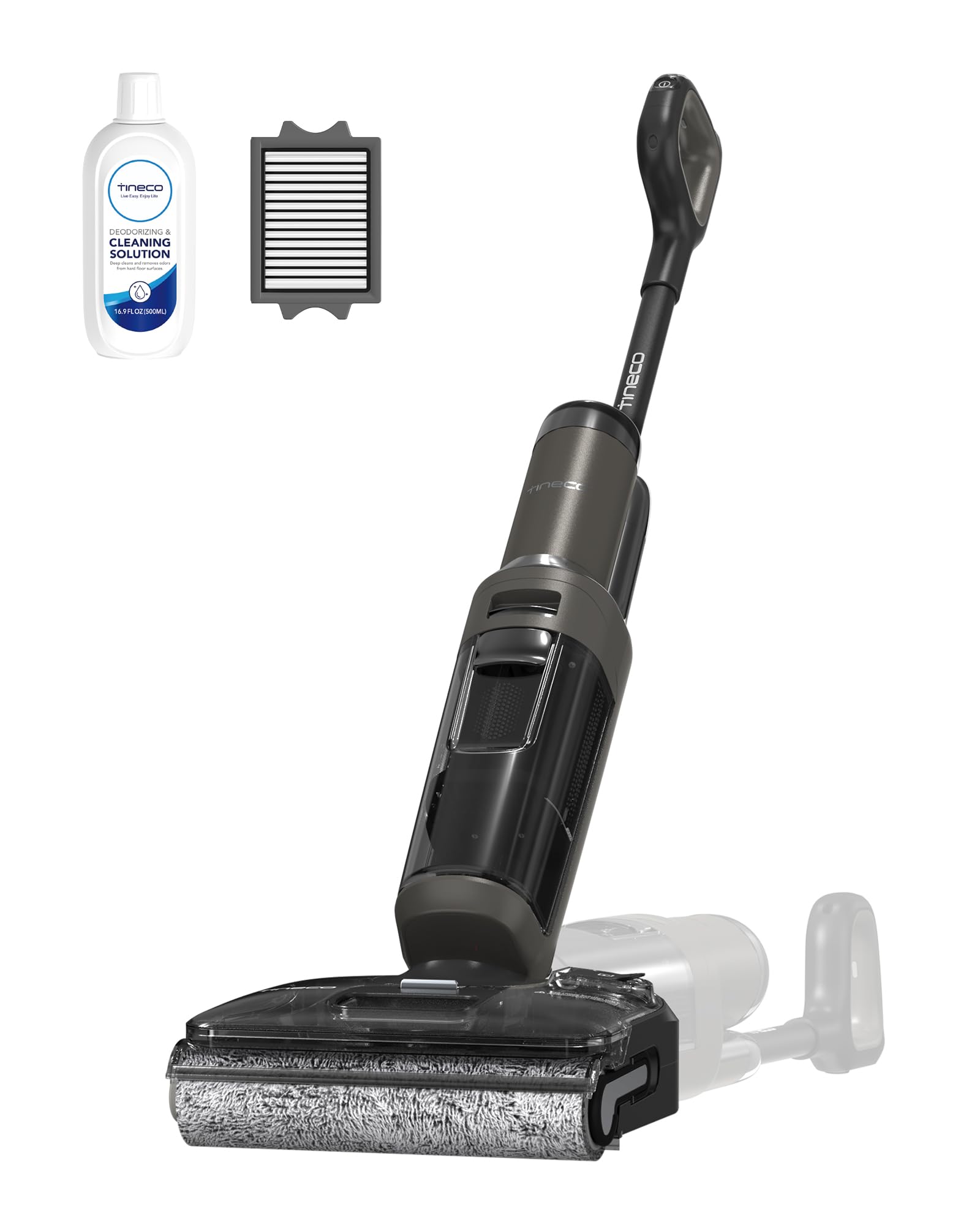 Tineco Floor ONE i6 Stretch Wet Dry Vacuum Cleaner, Vacuum & Mop All in One, 20kpa Powerful Suction, Up to 40 Minutes Runtime, 180° Lay-Flat, Anti-Tangle Design, Full-Path Self-Cleaning&185℉ Flashdry