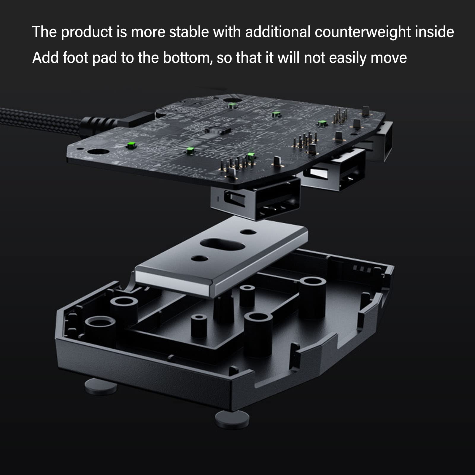 Convertitore Tastiera Mouse, Adattatore Plug and Play per Controller di Gioco con Jack Audio da 3,5 mm per One per Series X S per Switch