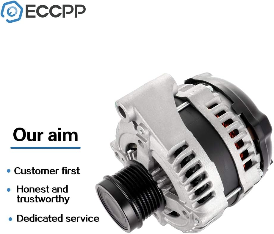 ECCPP Alternators 421000-0770 11570 11068 Fit for Chrysler 200 2011-2014 for Town Country 2011-2016 for Dodge Avenger 2011-2014 for Journey 2011-2016 for Grand Caravan 2011-2016 V6 3.6L