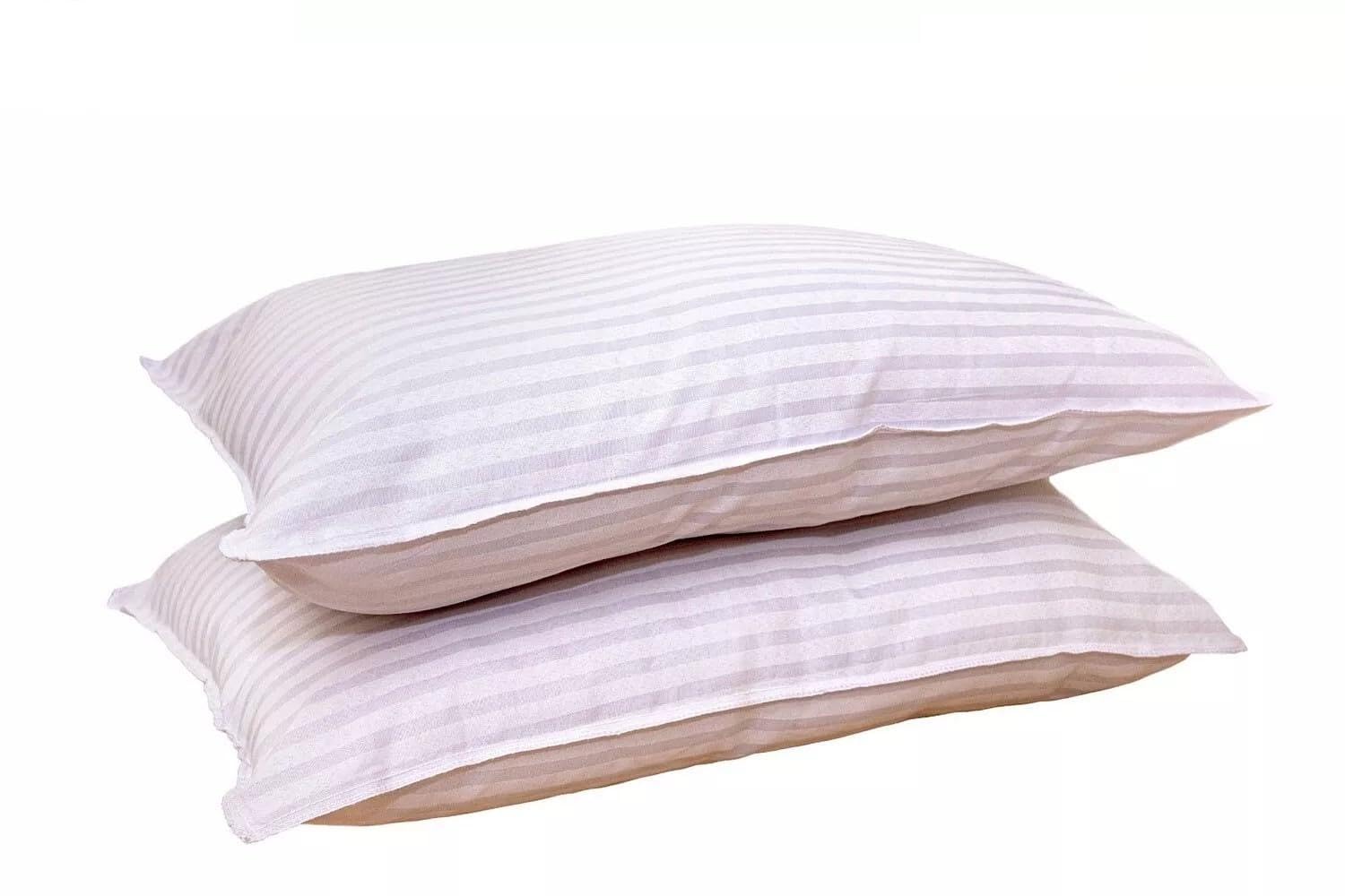 Ethel May 2x Hotel Quality Soft Support Pillows Bounce Anti Allergic Hollowfiber Pillow (2)