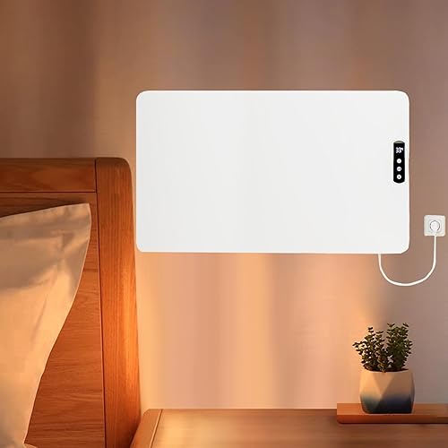 Miniatura 1 de Calentador de pared de convección panel calentador de espacio eléctrico, calentador de infrarrojo farinfrarrojo montado en la pared para dormitorio