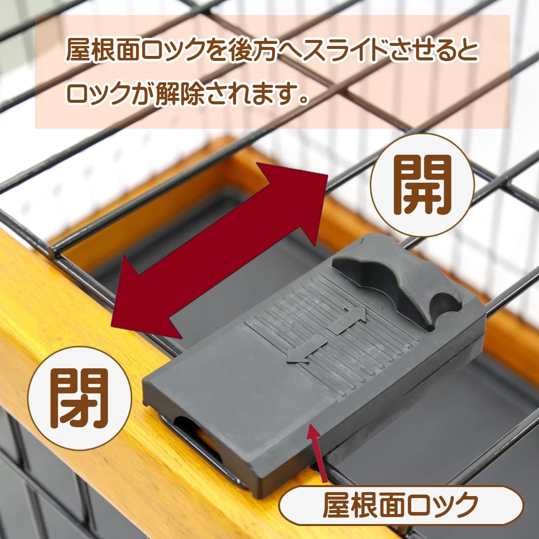 中型, 小型犬　ペット用 ケージ　木製ケージNEO Amazon.co.jp: 【ペット用 ケージ】底面トレー付き木製ケージNEO｜ 犬