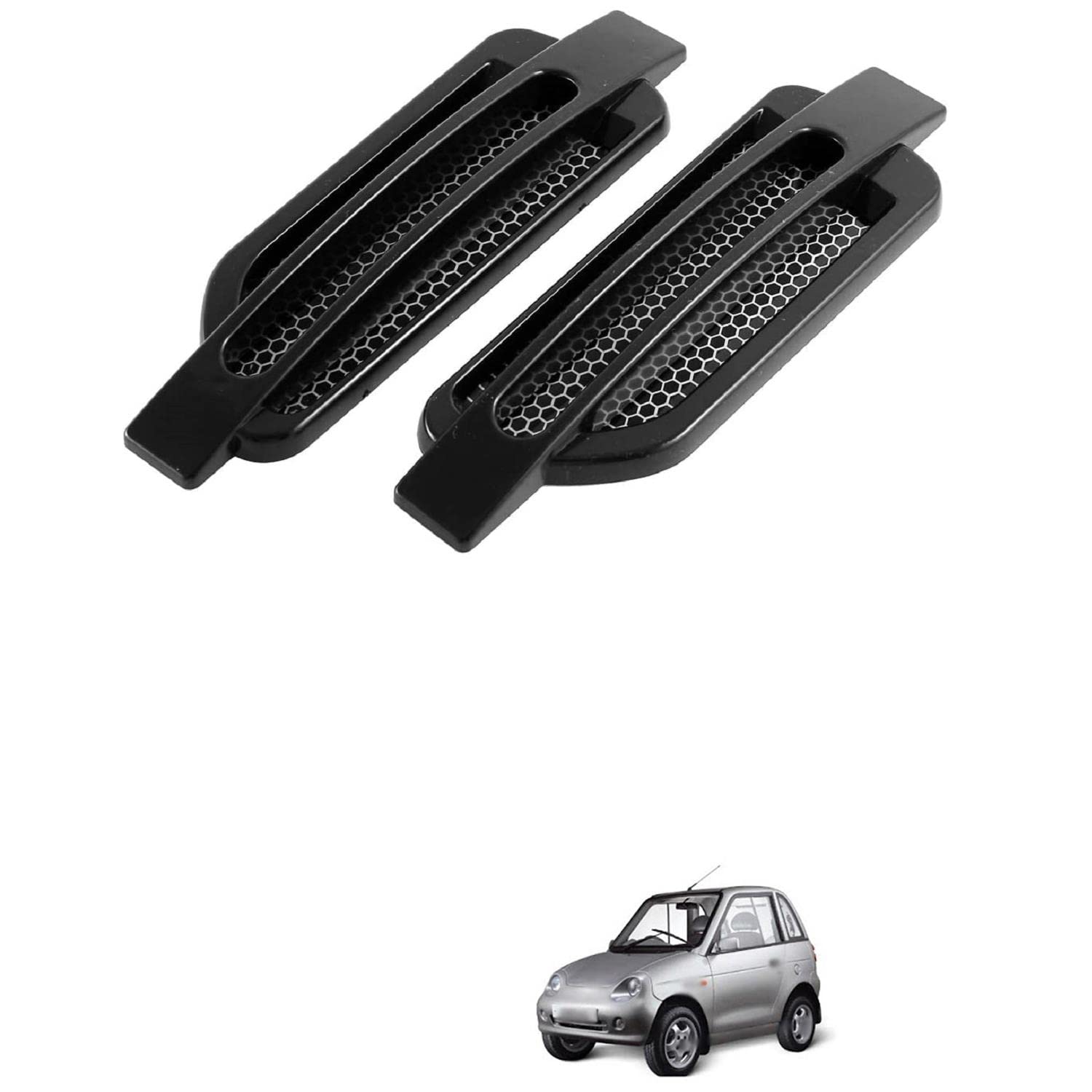 XZRTZ Car Fender Vent Hood, Car Bonnet Air Intake Flow Grille Bonnet Vent Cover Compatible with M-aini R-eva