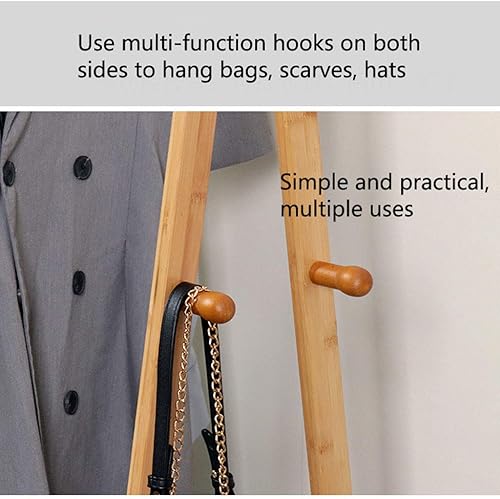 Miniatura 4 de Perchero exquisito perchero multifuncional perchero independiente con 4 ganchos, organizador de muebles en sala de estar, dormitorio, entrada para