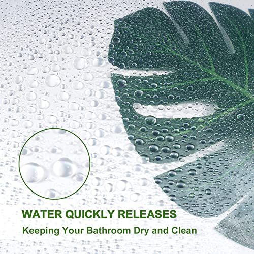 AooHome Eva Clear 54x72 Inches Shower Curtain Liner, See Through Clear 8G Bathroom Shower Curtain, Narrow Shower Liner, Heavy Duty, Water Repellent, Rust Proof Grommets by AooHome - Used condition - Image 6