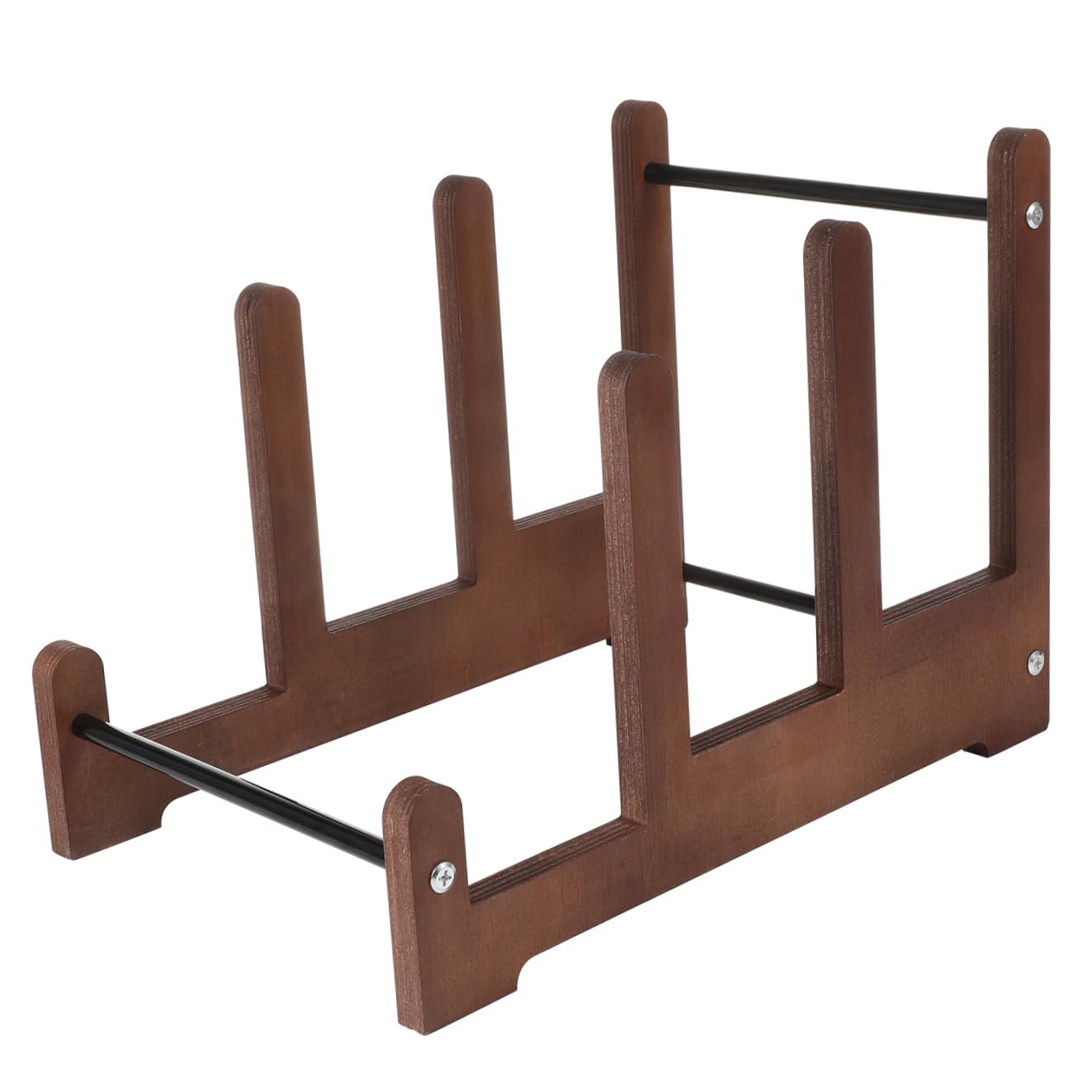 HOMSFOU 3livello Scaffale Porta Dischi Vinile Tre Supporto Espositivo per Dischi in Vinile Porta Album e Libri Soluzione Organizzativa per Ufficio e Casa