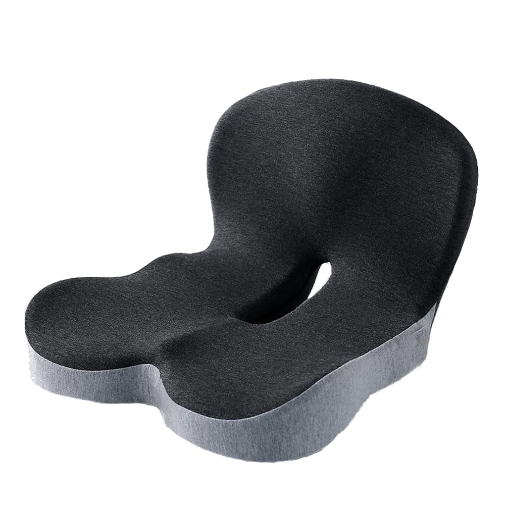 Bazuo Celinva Orthopedic Cushion, Memory Foam Seat Cushion for Office Chair, Smooth Cushi…