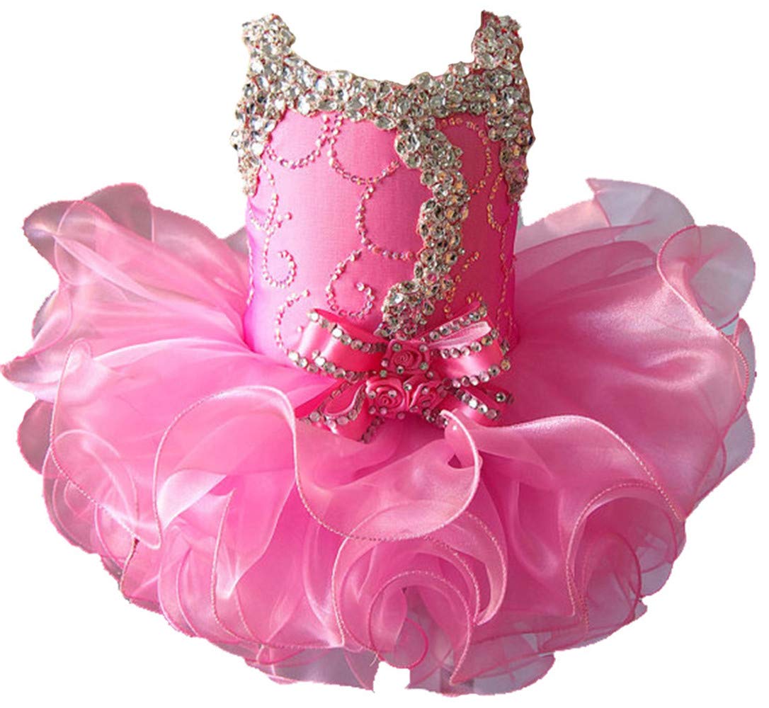 Jenniferwu Infant Toddler Baby Newborn Little Girl's Pageant Party Birthday Dress G037-1