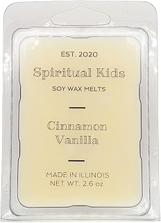 Cinnamon Vanilla 2.6oz 1 Pack All Natural Soy Wax Melts 6 cubes Hand Poured with Fragrant/Essential Oils!