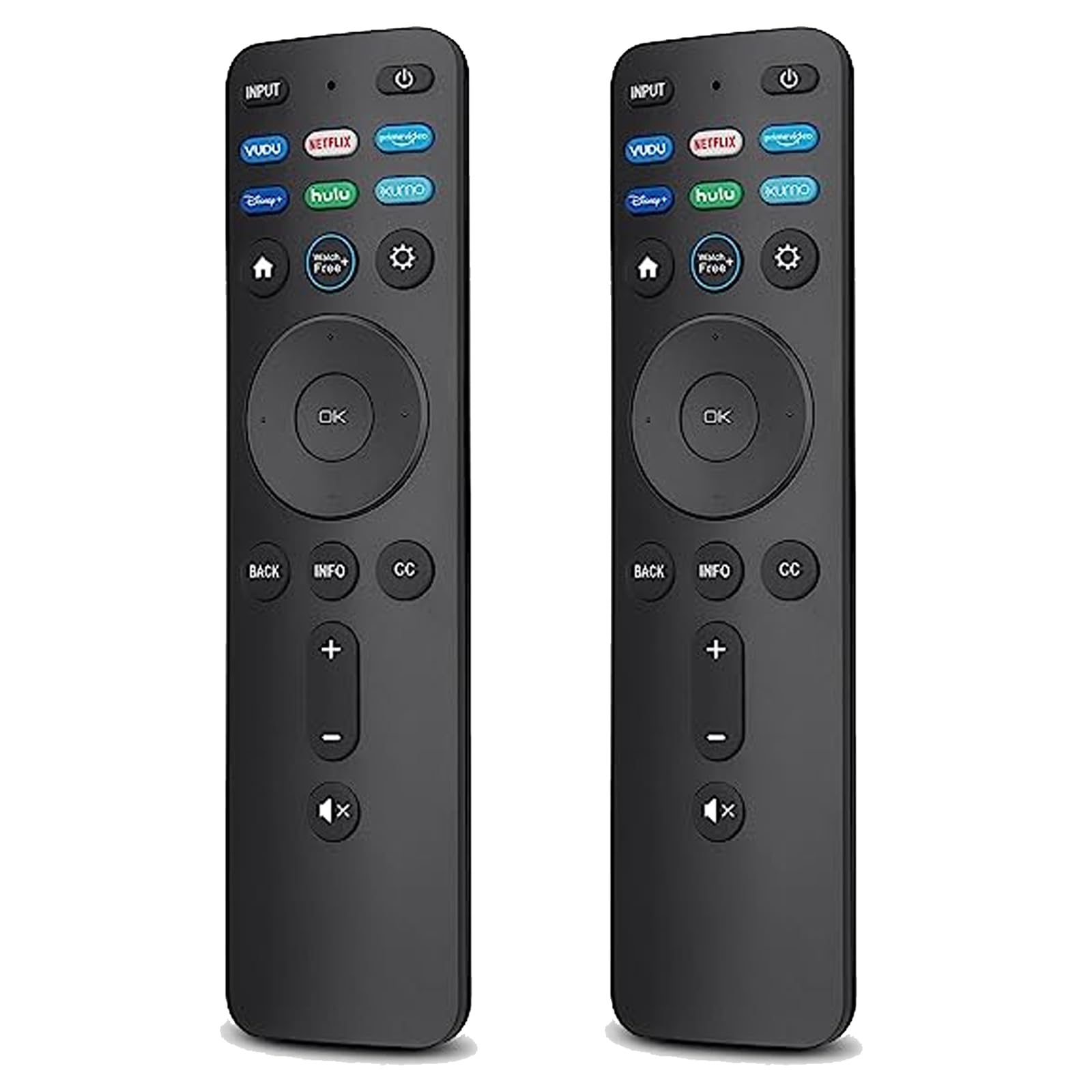 Photo 1 of ?Pack of 2? XRT260 Universal Remote for Vizio Smart TV, Remote Control Compatible with All Vizio 4K Smartcast Smart TV V-Series M-Series P-Series D-Series with Shortcut App Keys