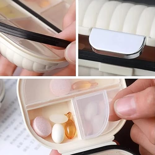 Miniatura 4 de Portable Daily Pill Case, 7 Day Cute Travel Pill Organizer, Daily Pill Box Organizer, Small Travel Pill Box, Pill Box Organizer for Daily Weekly
