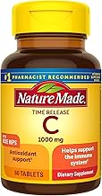 Nature Made Vitamin C 1000mg Dietary Supplement Tablets, 60 CT Pack of 3