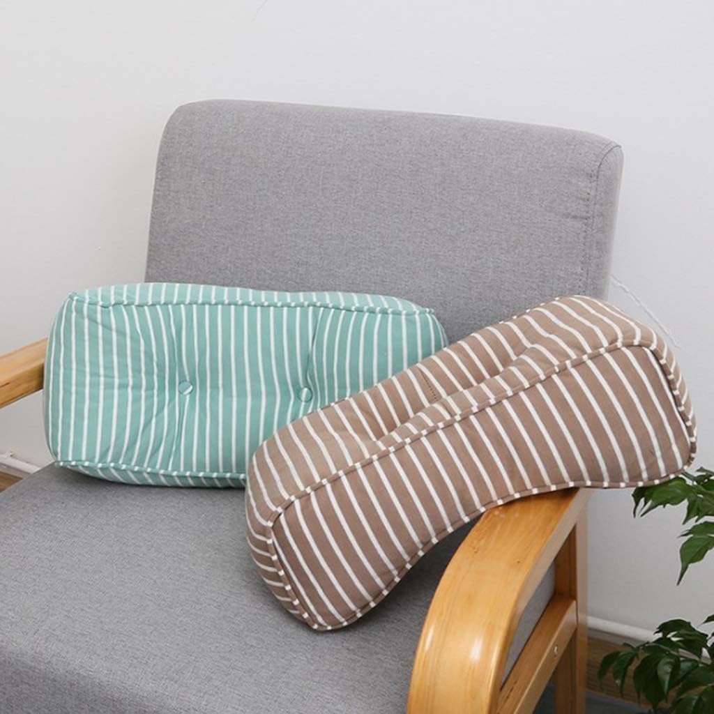 JSEIAJB Lumbar Pillow-Pillowcase Cotton Striped Decorative Rectangular Throw Pillow Covers for Home Car Office Club(D)