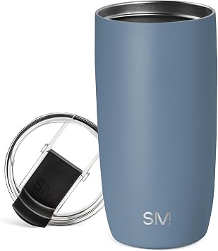 Simple Modern Travel Coffee Mug with Lid | 16oz | Blue