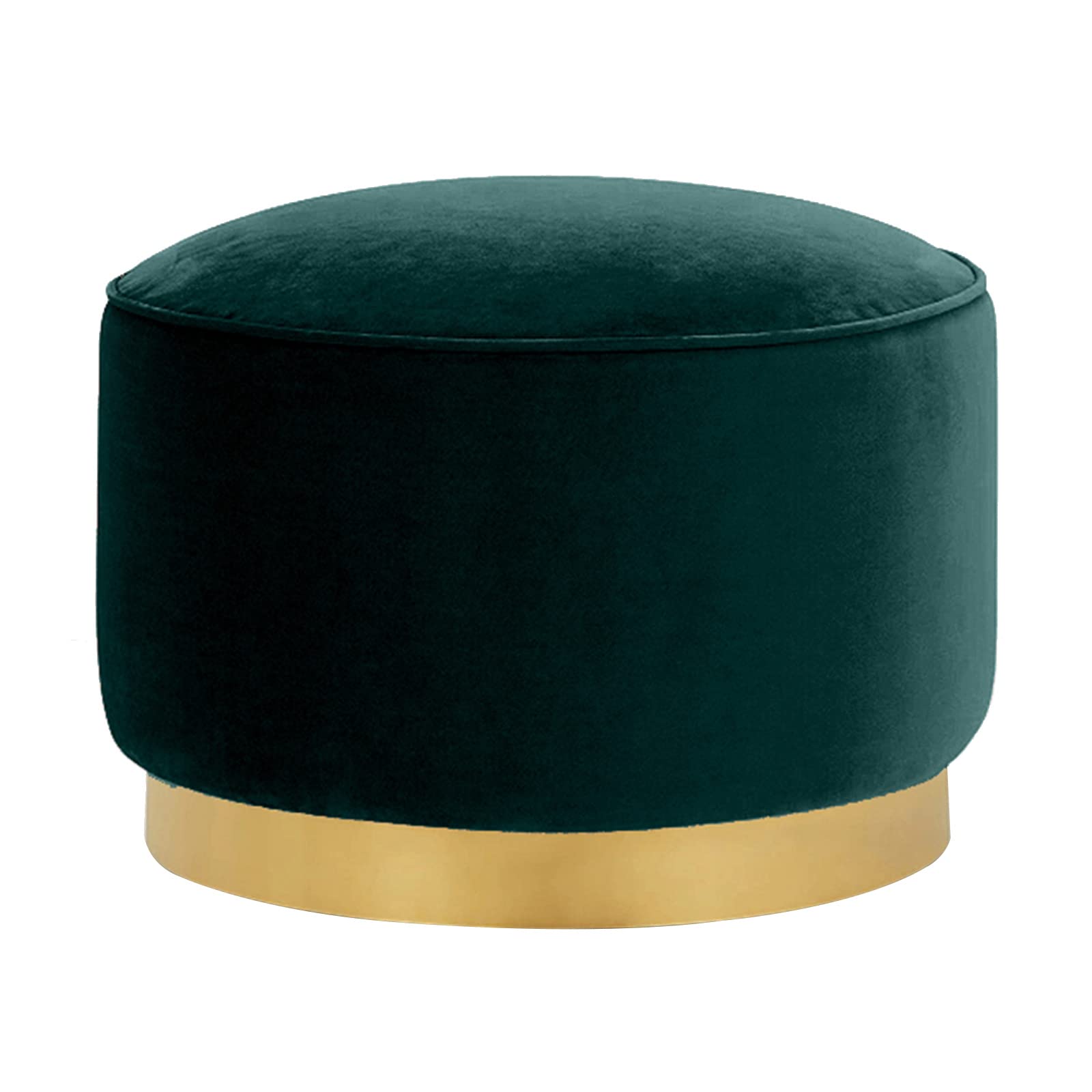 Tabouret ottoman rond en velours : assise confortable contre la fatigue