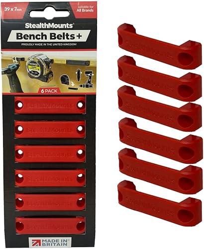 Miniatura 8 de StealthMounts Bench Belt Plus - Soporte universal para herramientas  Cinturón de banco + juego  Base de almacenamiento perfecta para herramientas