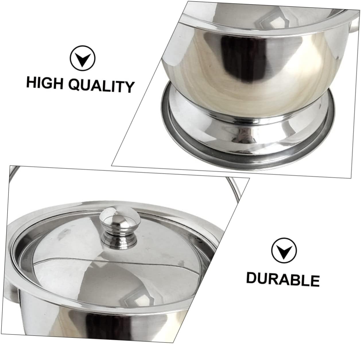 Thickened Stainless Steel Spittoon with Lid Portable Urinal Bucket for Adults Boy Girl and Seniors Durable Chamber Pot for Home Use