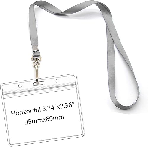 Cordones con soporte de identificación, insignias de nombre, impermeables, portatarjetas con cordón para el cuello, clip giratorio de gancho en J,