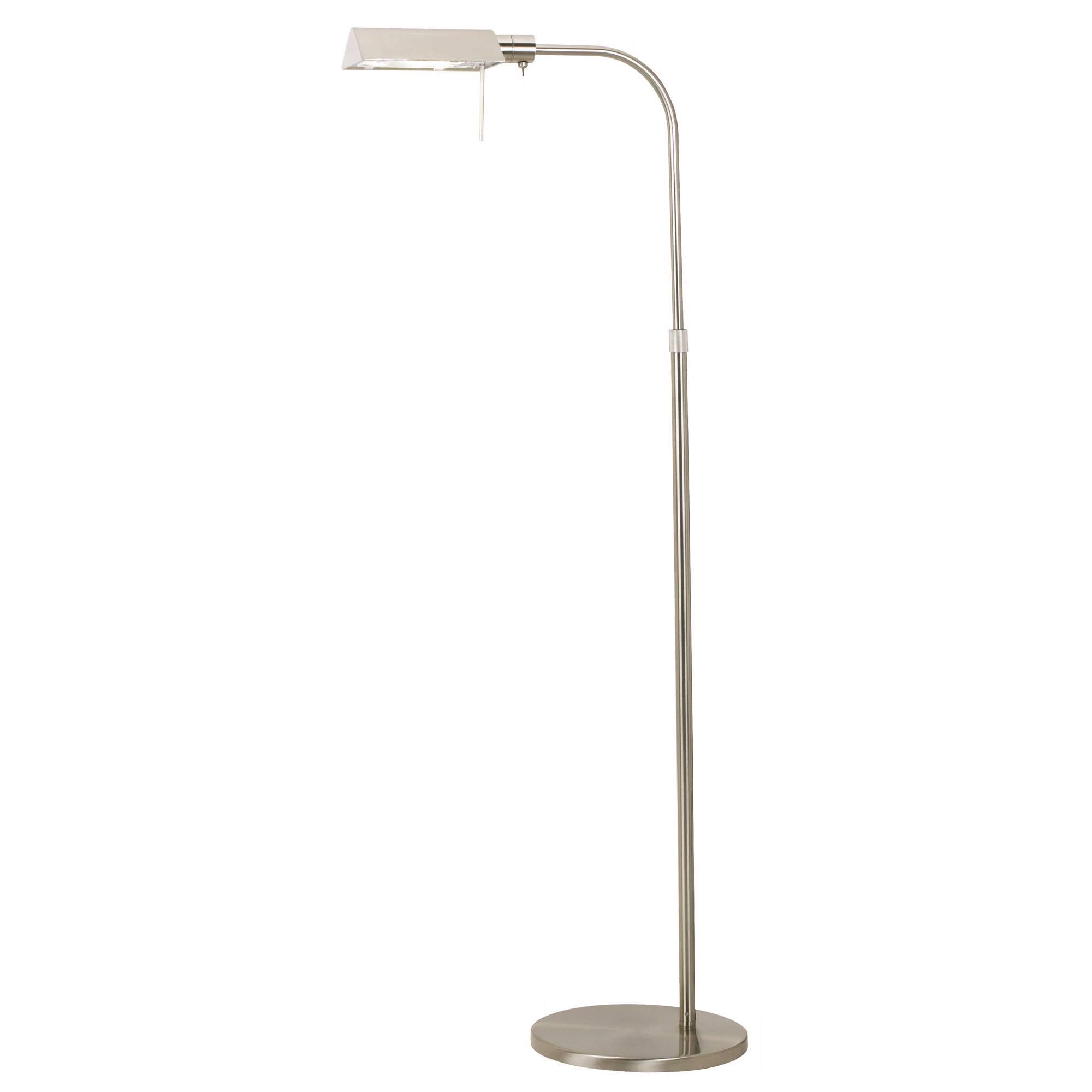 Sonneman 7005.13 Traditional One Light Floor Lamp from Tenda Collection in Pewter, Nickel, Silver Finish, 10.00 inches