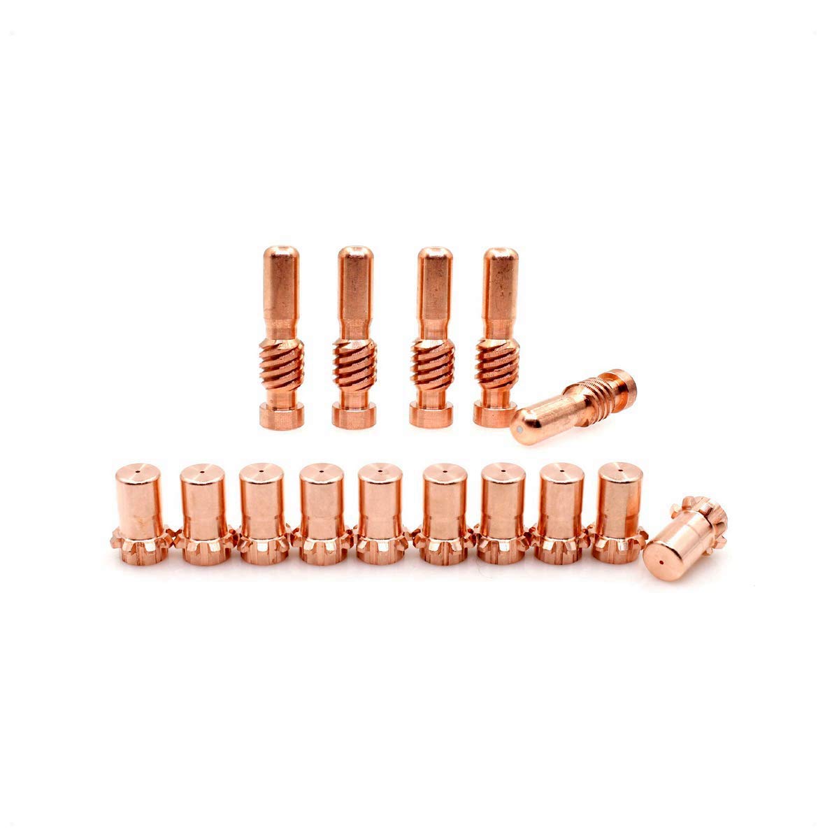 22-Pc Plasma Cutter Consumables Kit For Lincoln ProCut 55/80 - Electrodes, Tips & Drag Shields (1.3mm)