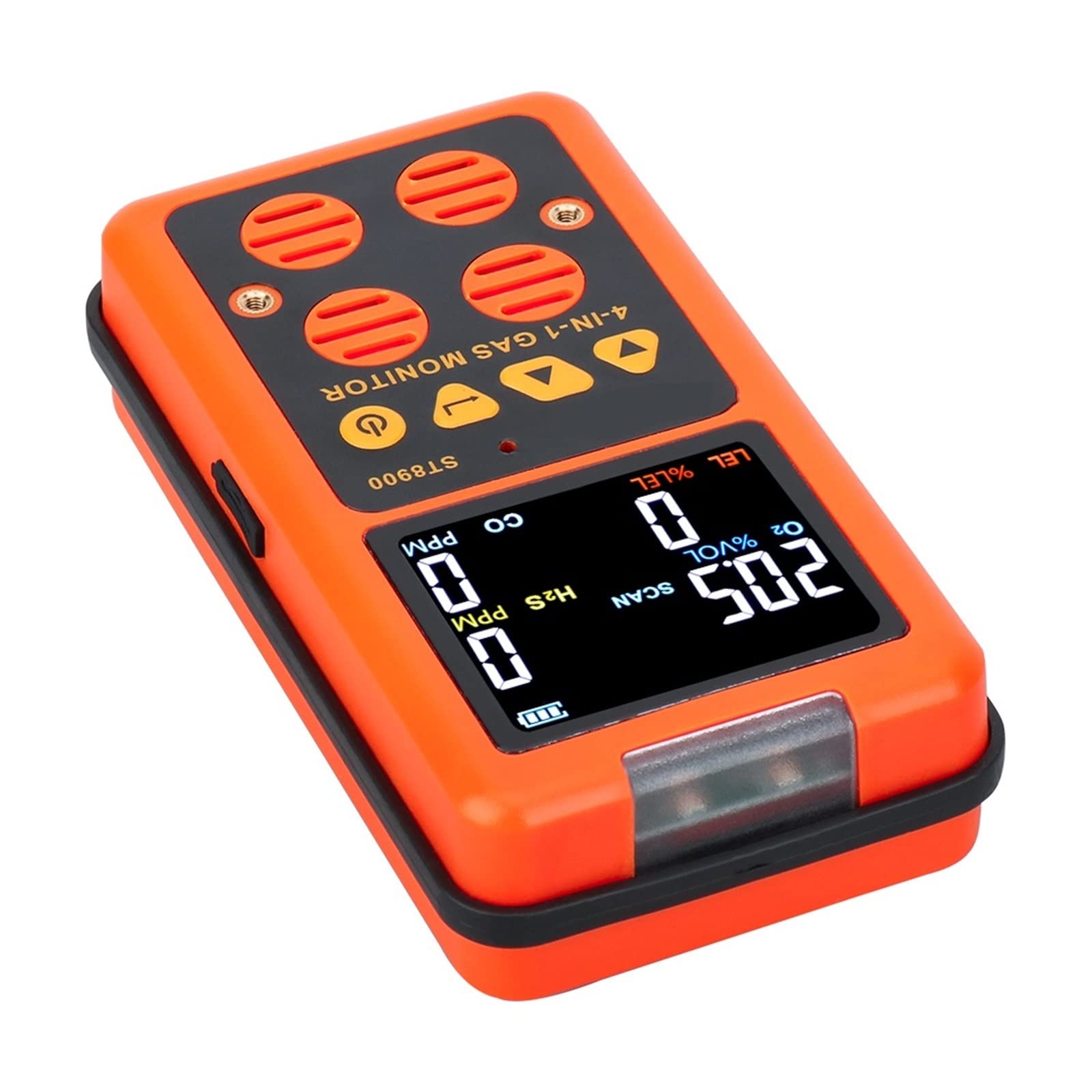 Detector de Gas, Detector de Gas múltiple 4 en 1, Monitor de Gas, oxígeno, O2, sulfuro de hidrógeno, H2S, monóxido de Carbono, Gas Combustible CO, medidor analizador de Gas LEL